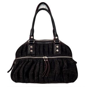MZ Wallace Black and White ‘Bea Draper’ Tweed Tote